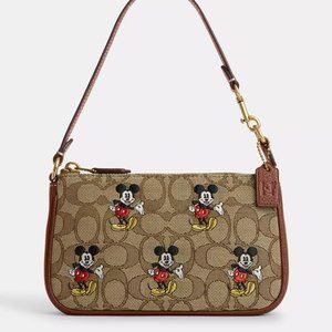 🐭 Disney X Coach Nolita 19 In Signature Jacquard With Mickey Mouse Print